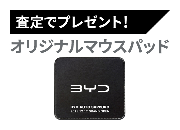 査定でプレゼント！ オリジナルマウスパッド